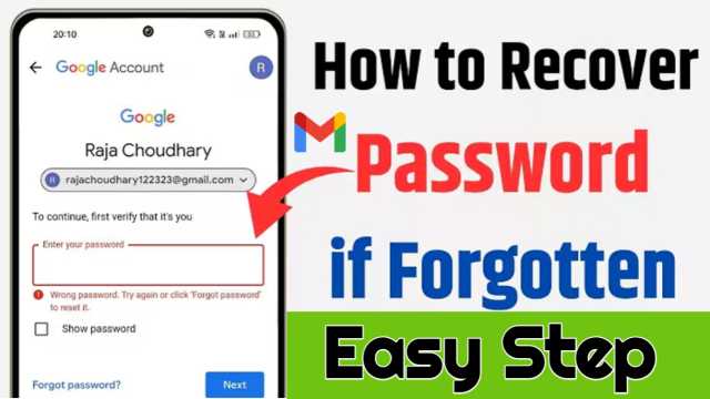How to Recover Gmail Password Easily – Step-by-Step Guide (2026)